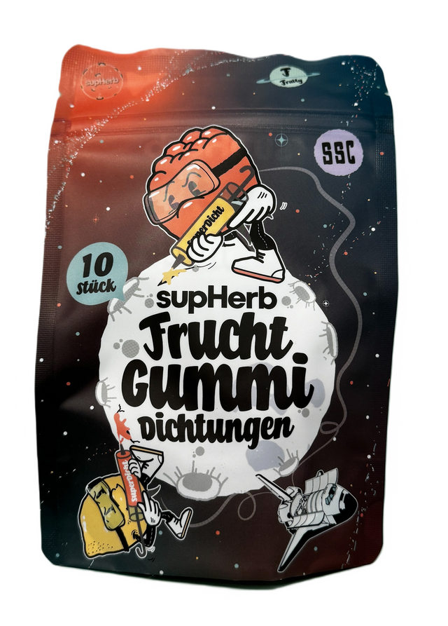 supHerb THC Frucht Gummi Dichtungen - supHerb